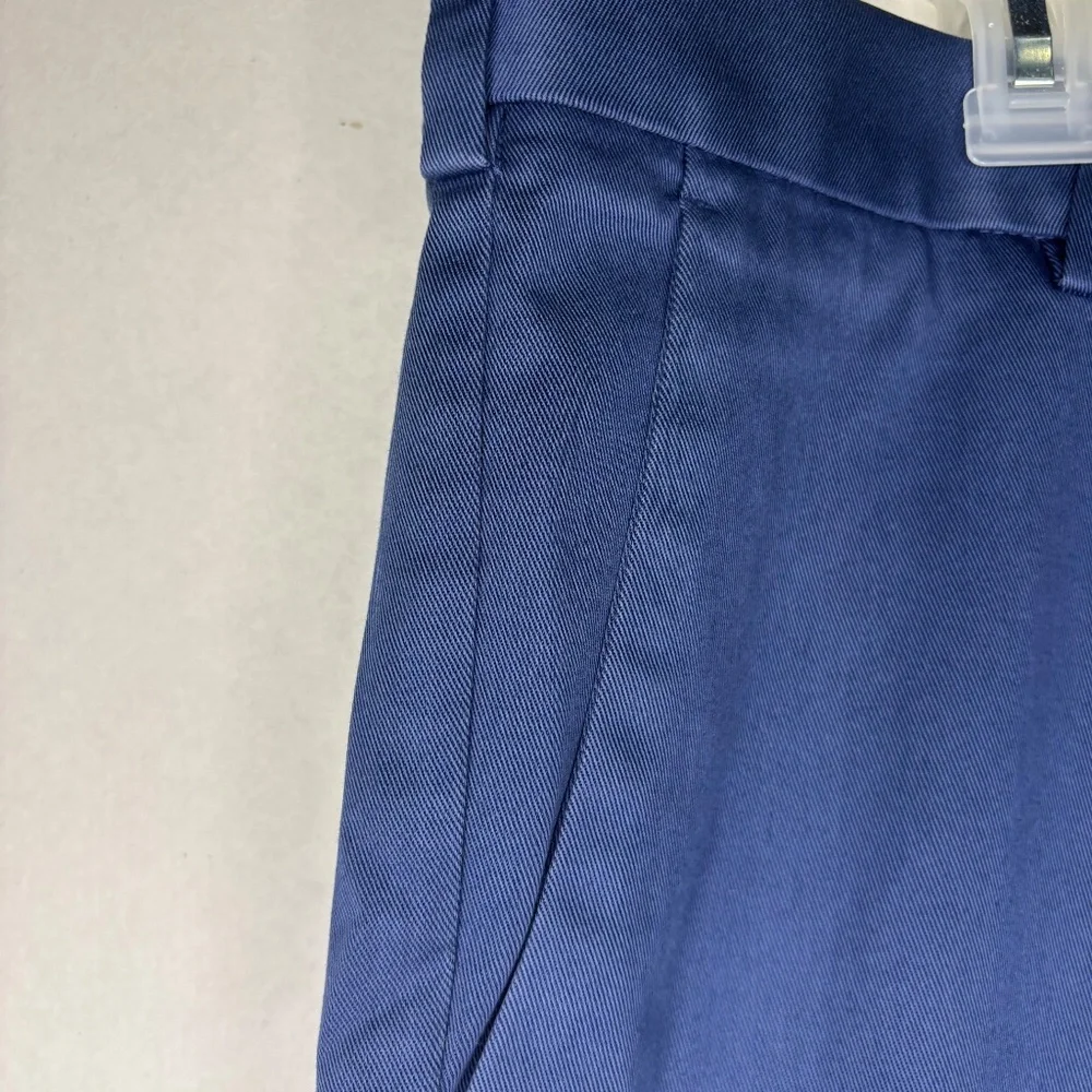 Roundtree & York Mens Travel Smart Core Comfort Blue Work Style Pants Size 38x30